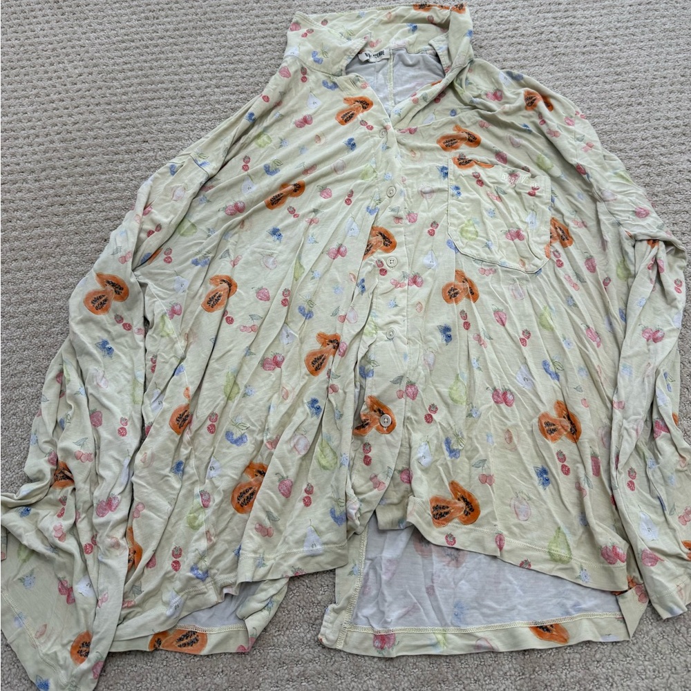 Djerf avenue go slow fruit pj set